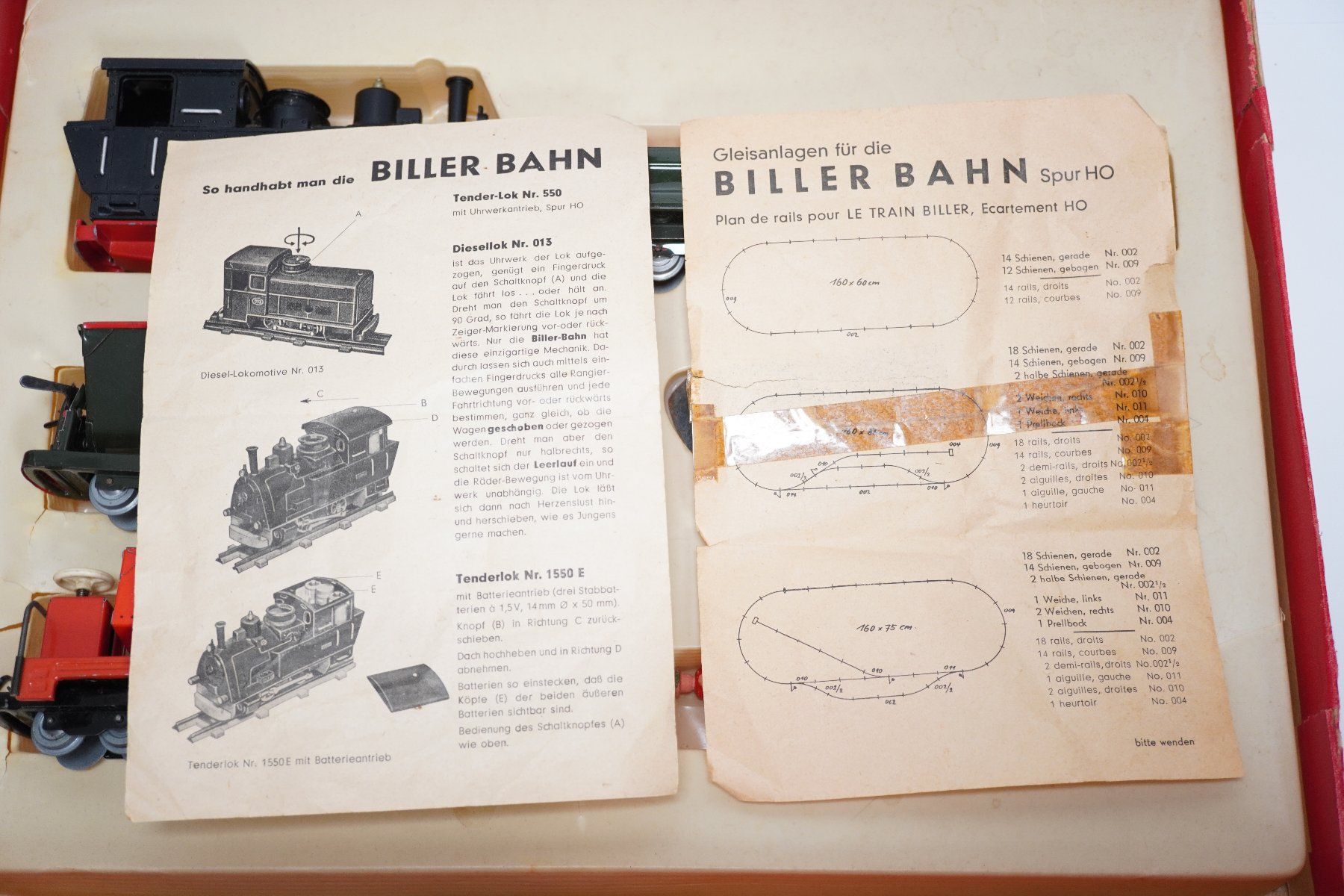 Modellini di ferrovie: 1∂ Biller Bahn Set 1610E OVP – Difettoso da Uetendorf venduto da tigermuegi 7