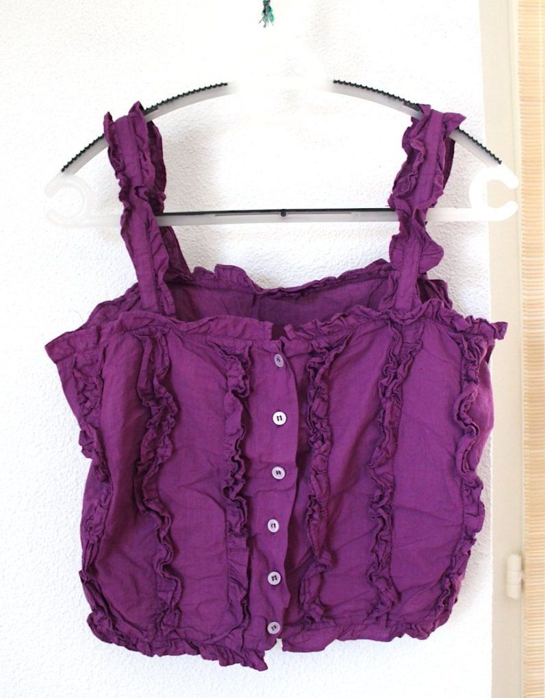 Top: Oberteil Lila Farbig verm. S/ M – Usato da Locarno venduto da madame-tus-sauds 2