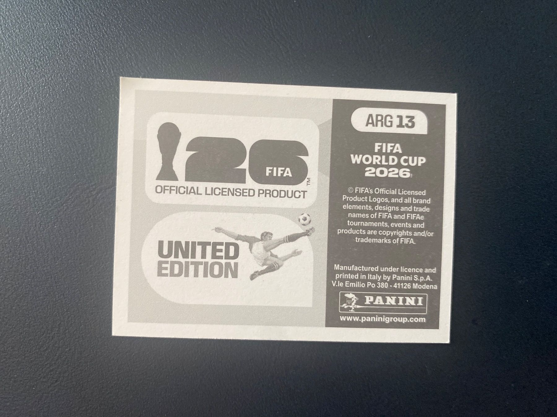 Panini Carte collezionabili: Panini FIFA World Cup Sticker ARG 13 – Nuovo (secondo la descrizione) da Glattbrugg venduto da riseca 1