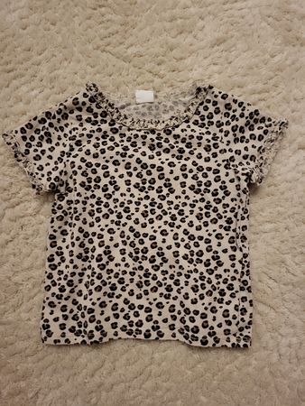 Sommerliches Leoprint T-Shirt, Gr. 80  Top Zustand!
