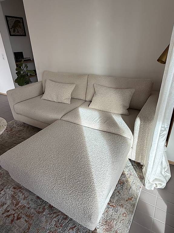 Sofacompany Divani: Neuwertiges Ecksofa von Sofacompany Douglas  Bouclé Cream – Usato da Schlieren venduto da bab_k2fs 1