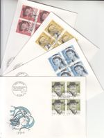 SBK 801 - 804 im 4er-Block FDC