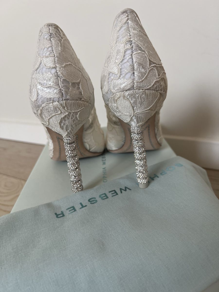 Scarpe da donna: Sophia Webster Cristal wedding shoes – Usato da Dully venduto da rev_l7jp 5