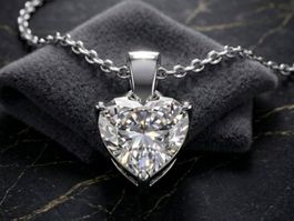 Silber 925 Anhänger mit Zirkonia, dezent & brillant - Neu