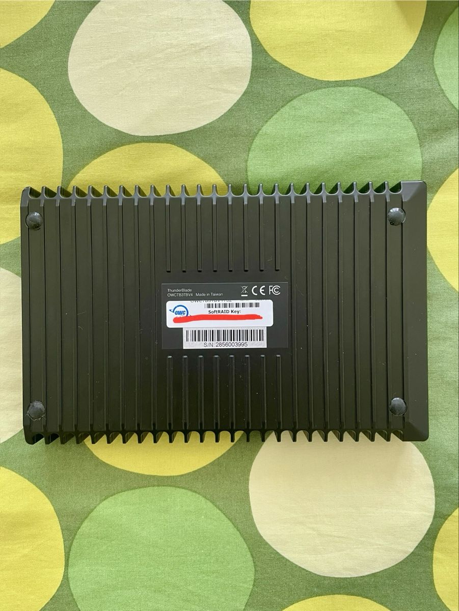 OWC Harddisks: OWC ThunderBlade 2TB, Thunderbolt 3, RAID SSD – Gebraucht aus Versoix von isaacgriberg 2