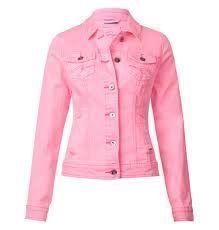 Street One Denim Jacke Modell Sonja Blazer Pink 42 BW Pink