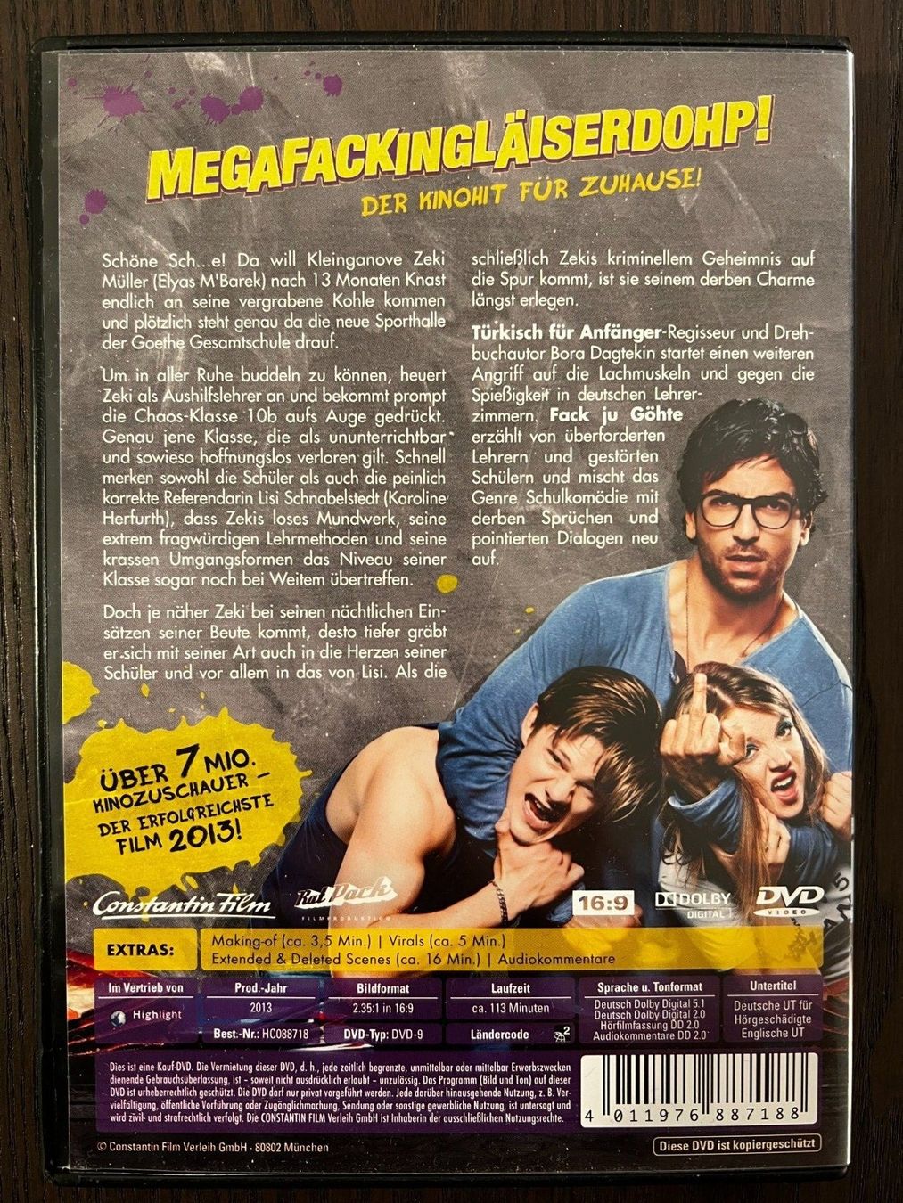 Tutti i DVDs: Fack ju Göhte – Usato da Zürich venduto da FilmFreunde 1