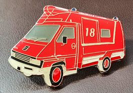 S140 - Pin Feuerwehr Auto Sapeurs Pompiers
