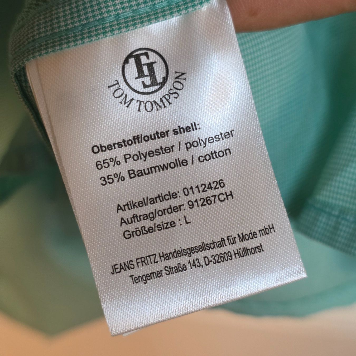 Camicie: Tom Tompson Regular Fit Hemd Gr. L Neuwertig – Usato da Wald ZH venduto da CapLux 4