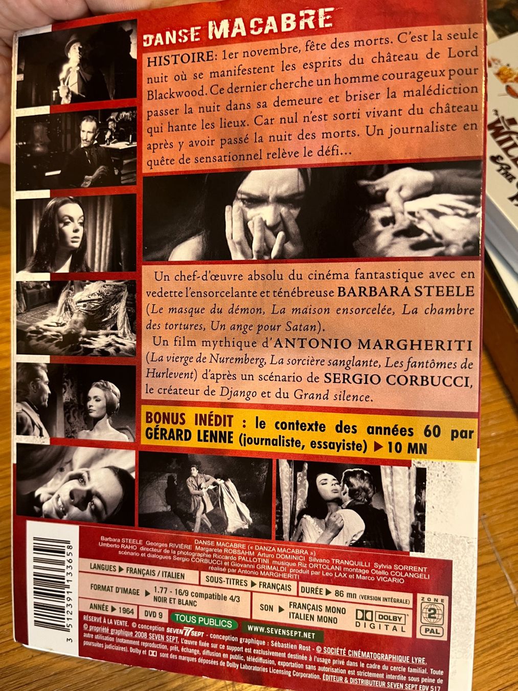 Tutti i DVDs: Danse macabre (1964, DVD, Barbara Steele) – Usato da Vevey venduto da zecollector 1