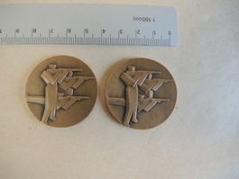 1968 Schützenfest Auszeichnung Medaille Kranz Arbon