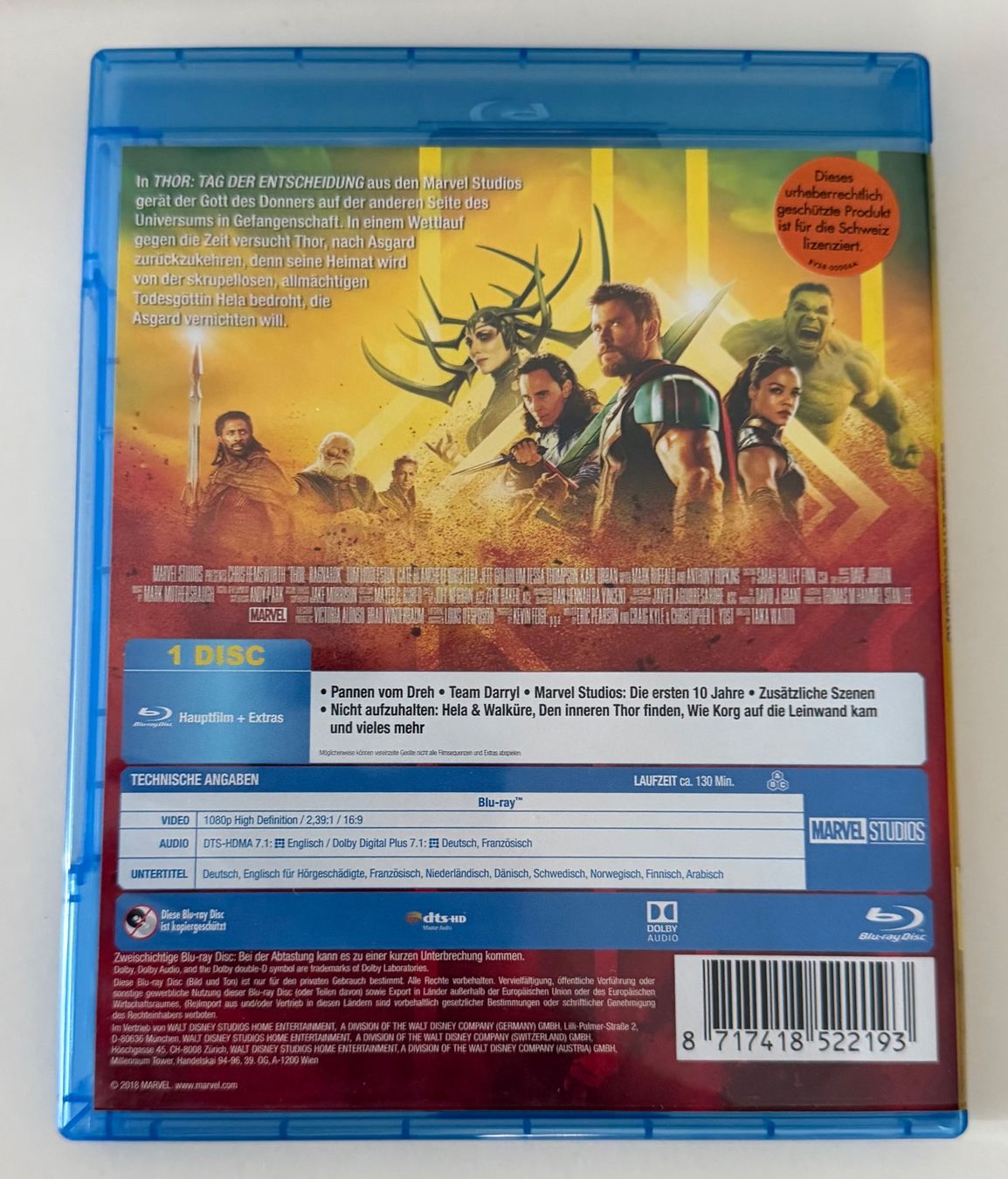 Alle DVDs: THOR Tag der Entscheidung   [Blu-ray] – Gebraucht aus Dietlikon von Web-Trader 2