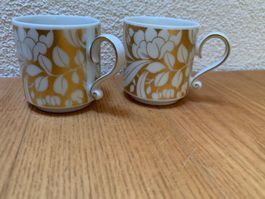 2 Espressotassen Heinrich Porzellan
