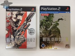 Metal Gear Solid 2 + 3 für die Sony Playstation 2  -   PS2