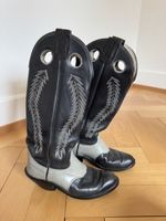 Blathe Cowboystiefel Cowboy Boots 41 Schwarz Black Vintage