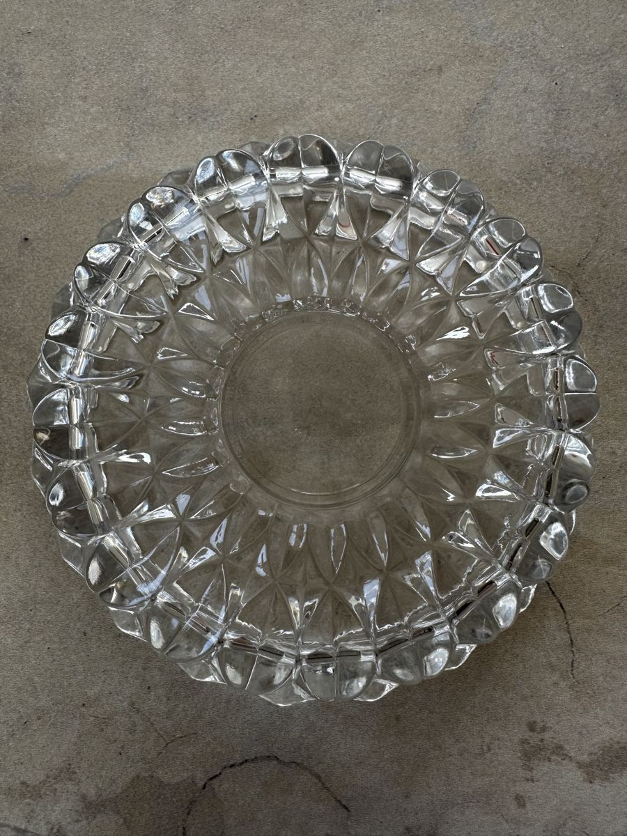 Portacenere: Cendrier vintage en verre épais. – Usato da Grône venduto da Amte73 2