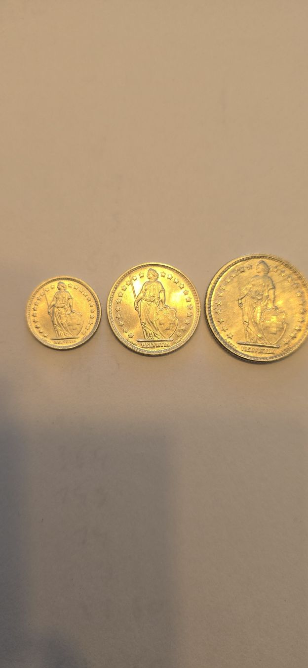 Alle Münzen: piece 50cts, 1chf et 2chf 1960 – Neu (gemäss Beschreibung) aus Fribourg von yan_z5fr 1