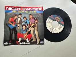 NIGHT RANGER tolle Don't tell me you Single Heavy Metal 80's