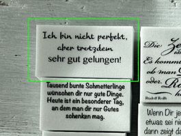 LaBlanche Stempel Spruch '...perfekt' 1-teilig