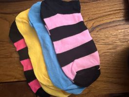 4 x Sneaker-Socken Einheitsgrösse 36-40