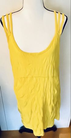 Sommerkleid Gr. 44 2wenty Paris gelb luftig bequem