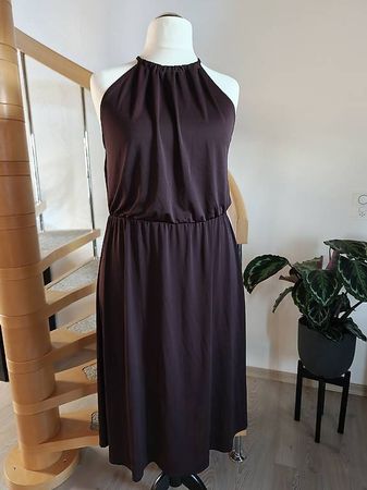 ZALANDO CURVE Neckholder Kleid 48 Weinrot Bordeaux 