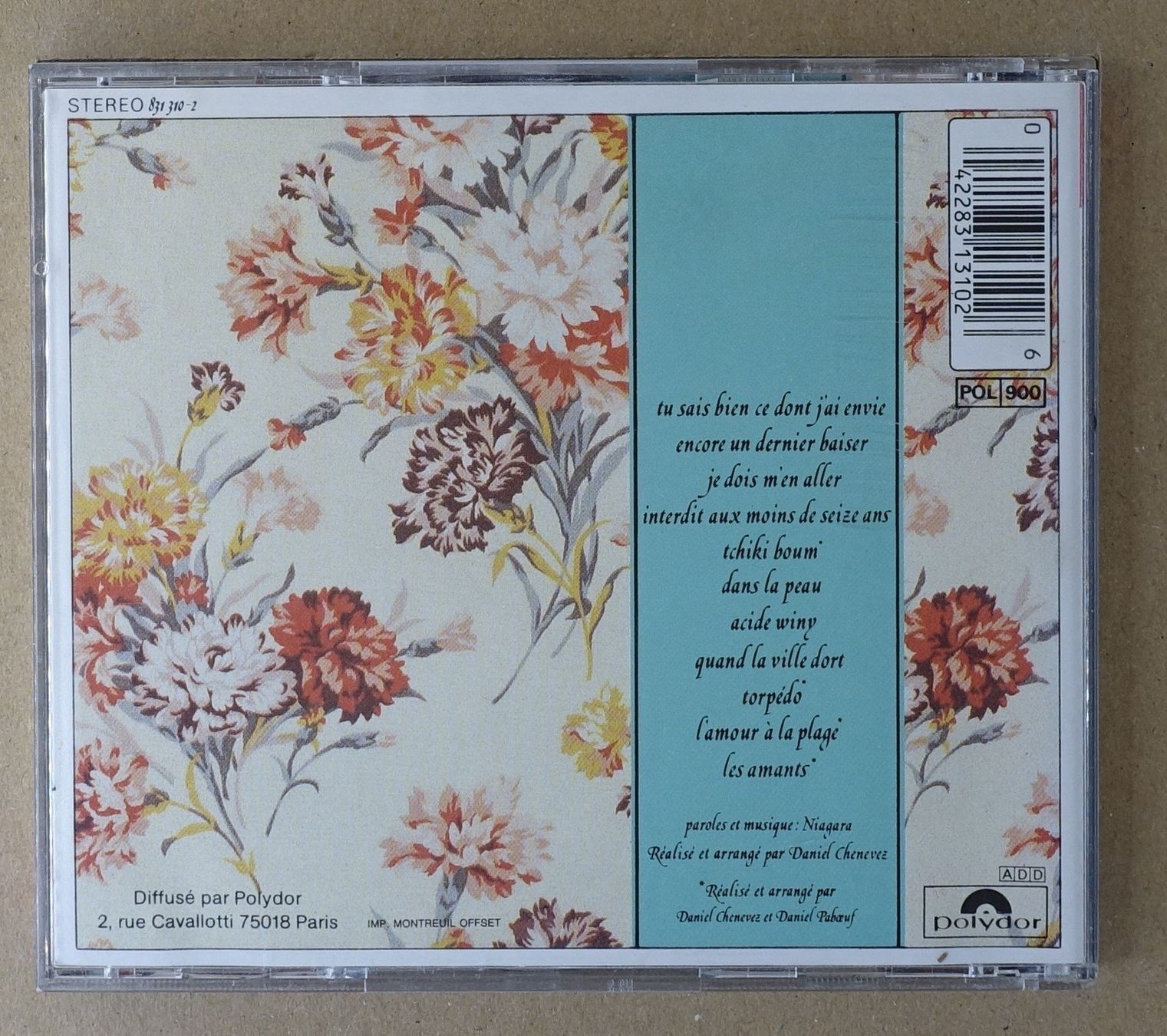 CD: Niagara – Encore Un Dernier Baiser - D17 – Usato da Sessa venduto da discoverymedia 1