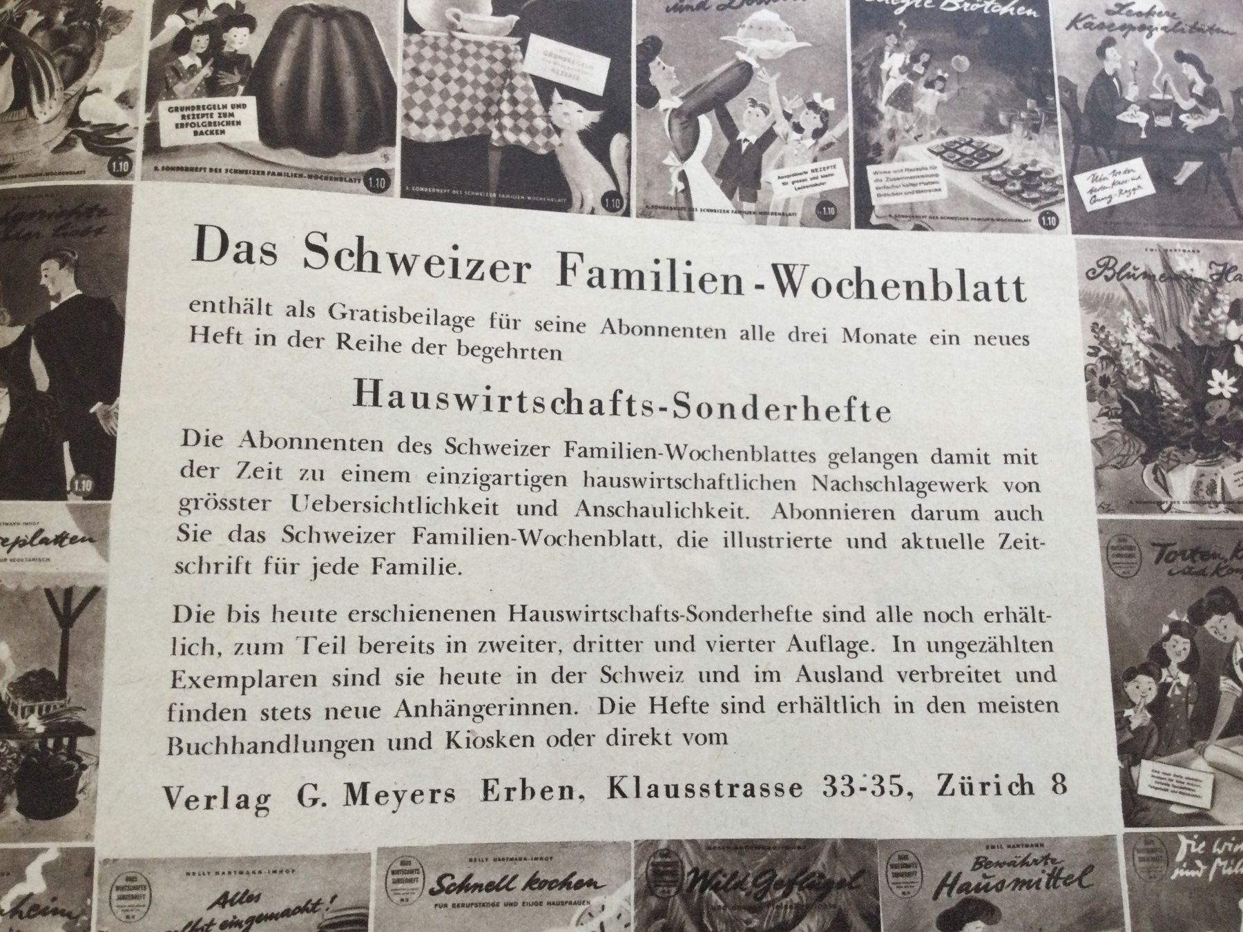 Riviste & Magazine: Sonderheft Hauswirtschaft – Usato da Münchenbuchsee venduto da kruseli 4