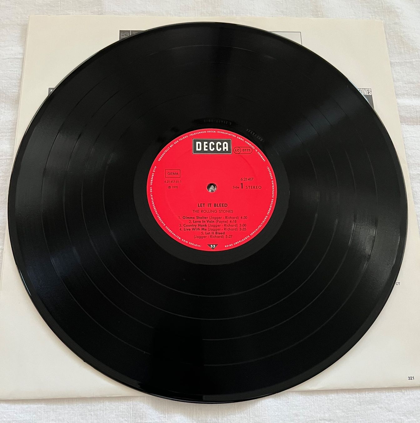 Vinyles: Rolling Stones - Let It Bleed / LP Vinyl, 1970, Germany – D'occasion à Schaffhausen par Mond689 4