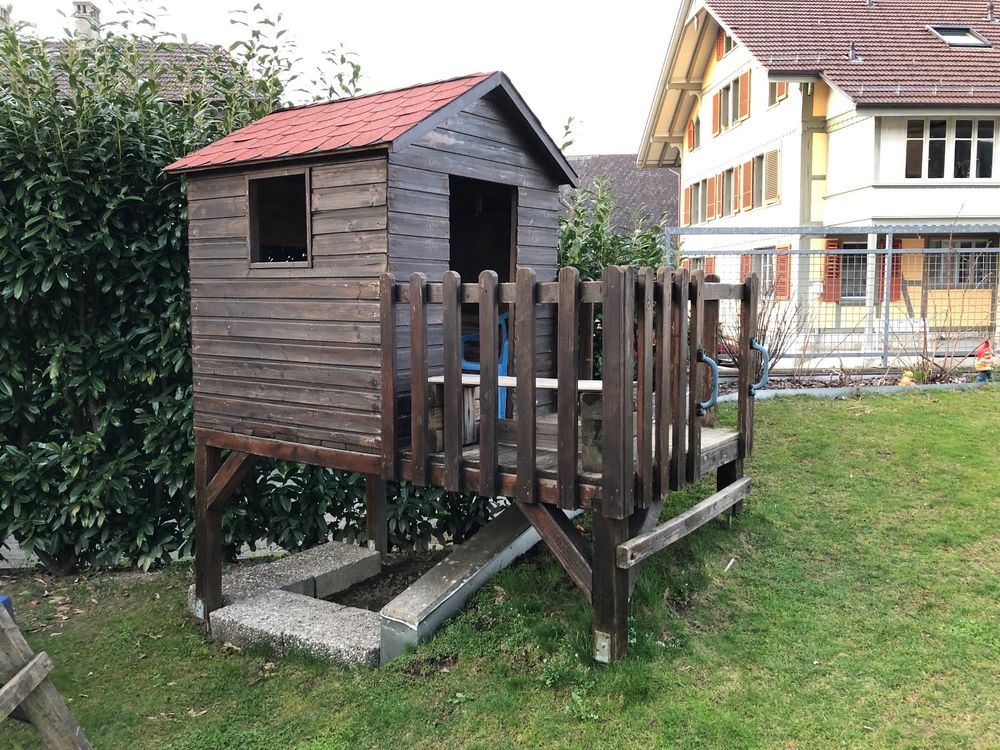 Spielhaus aus Holz für den Garten Kaufen auf Ricardo
