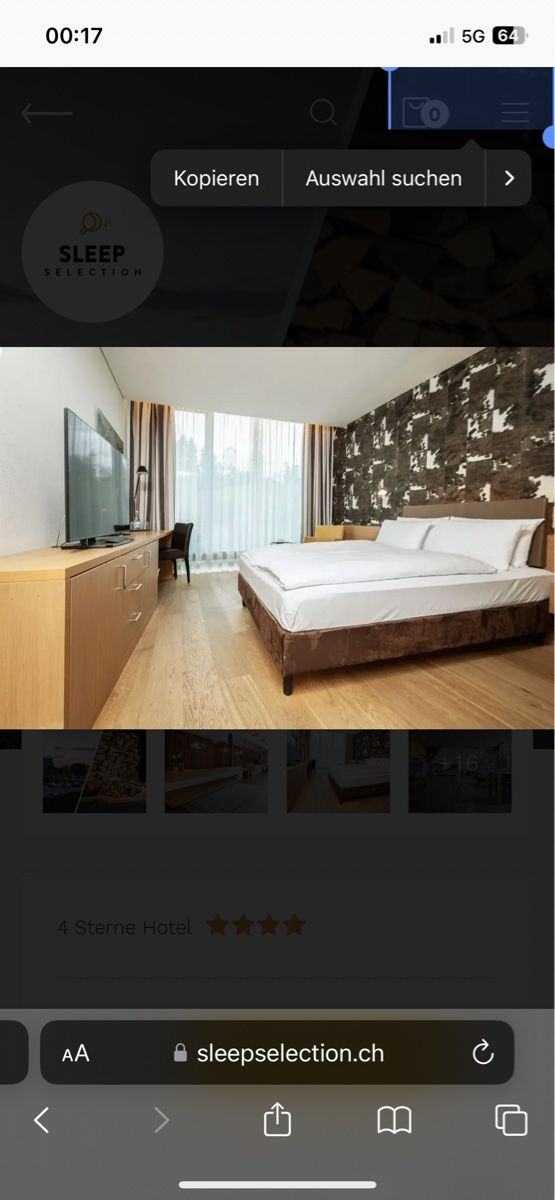 Buoni: Sleepselection Gutschein Tailormade Hotel SIHLPARK – Nuovo e nell'imballaggio originale da Wetzikon ZH venduto da ruby.brukx 6