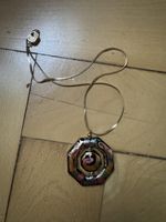 Vintage Emaile Anhänger mit Kette *gratis Versand*
