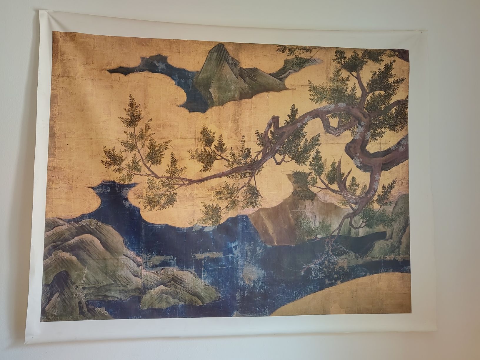 Poster & Bilder: Wandbild "Zypressen" von Kanō Eitoku – Gebraucht aus Amlikon-Bissegg von betzec