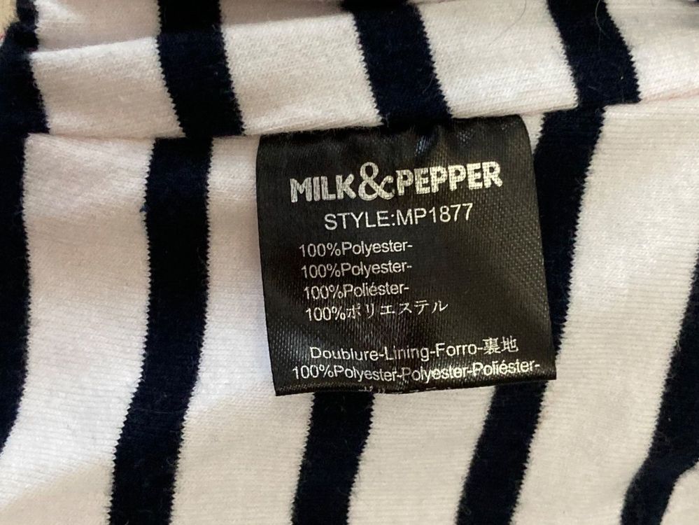 Manteau chien discount milk and pepper