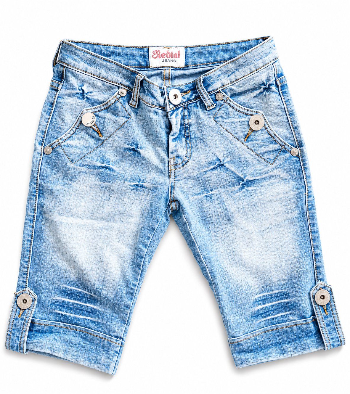 Pantalons: Jeans Bermuda Hellblau Gr. S – Neuf (Voir description) à Fully par VaneaSelection 1