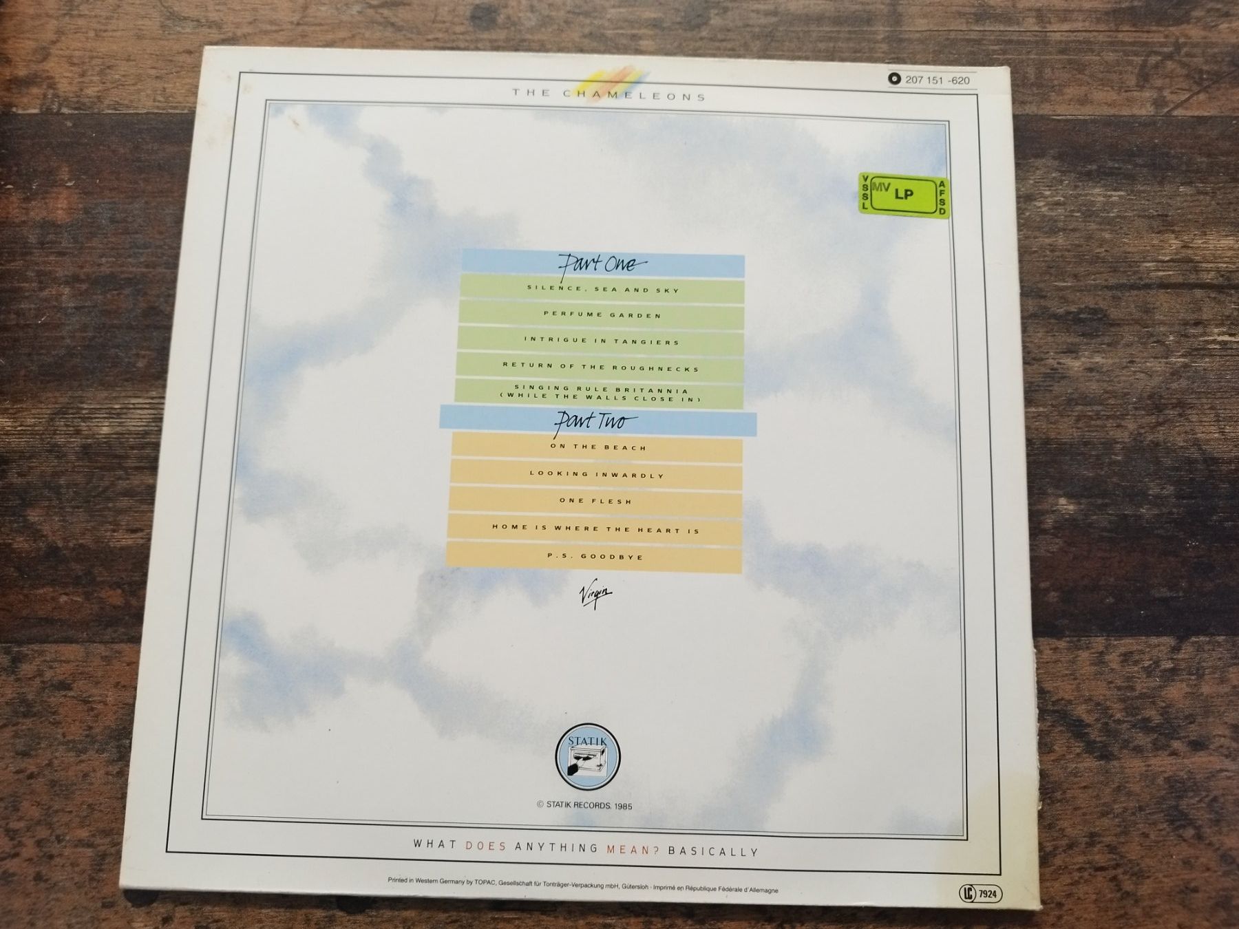 Dischi in vinile: The Chameleons - What Does Anything Mean? - Vinyl – Usato da Lupfig venduto da fred-feuerstein 1