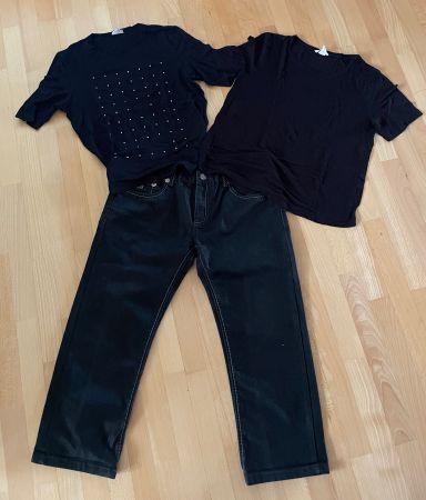 Kosmo Lupo Jeans inkl. 2 Shirts / Grösse 40/42 / schwarz!!!