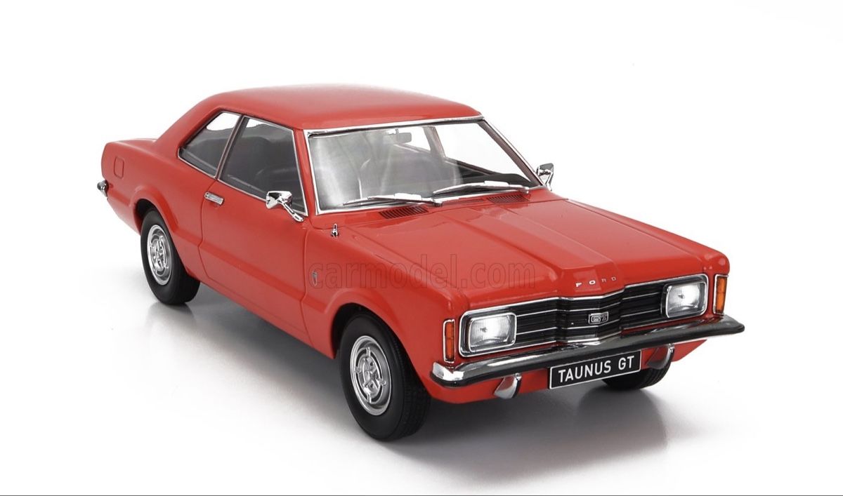 Ford Modellini d'auto: Ford Taunus GT rot  1:18 – Nuovo e nell'imballaggio originale da Basel venduto da Zomeg 1