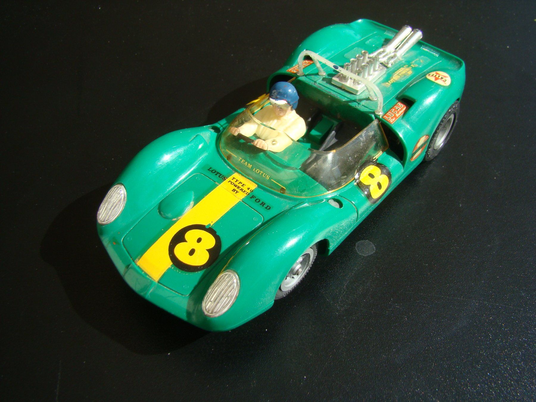 Lotus Modellini d'auto: Fleischmann Ford Lotus Type 49  grün läuft Rennnummer 8 – Usato da Walzenhausen venduto da Vanquish711 9