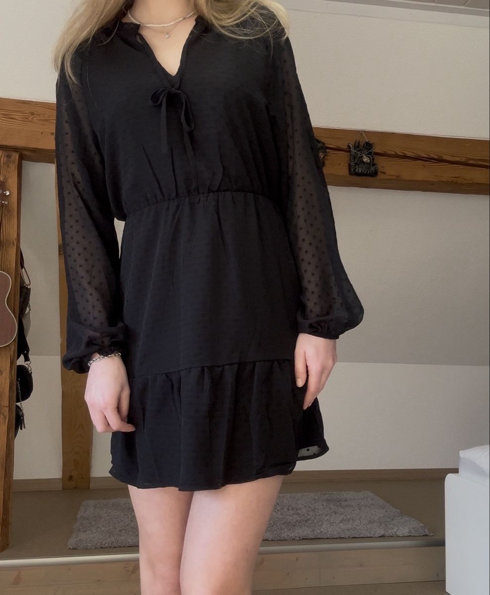 Vila Vestiti: Vila Kleid, schwarz – Usato da Hellbühl venduto da chi_sf7g