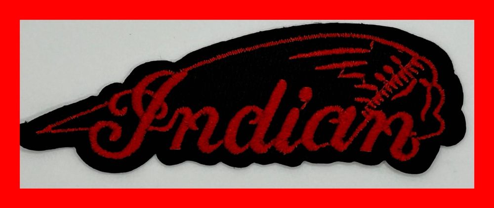 Toppe: Indian Motorcycles Aufnäher Badge Motorrad Dark Horse Scout – Nuovo e nell'imballaggio originale da Dättlikon venduto da easythings