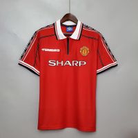 Manchester United 1998 Red Retro Jersey trikot