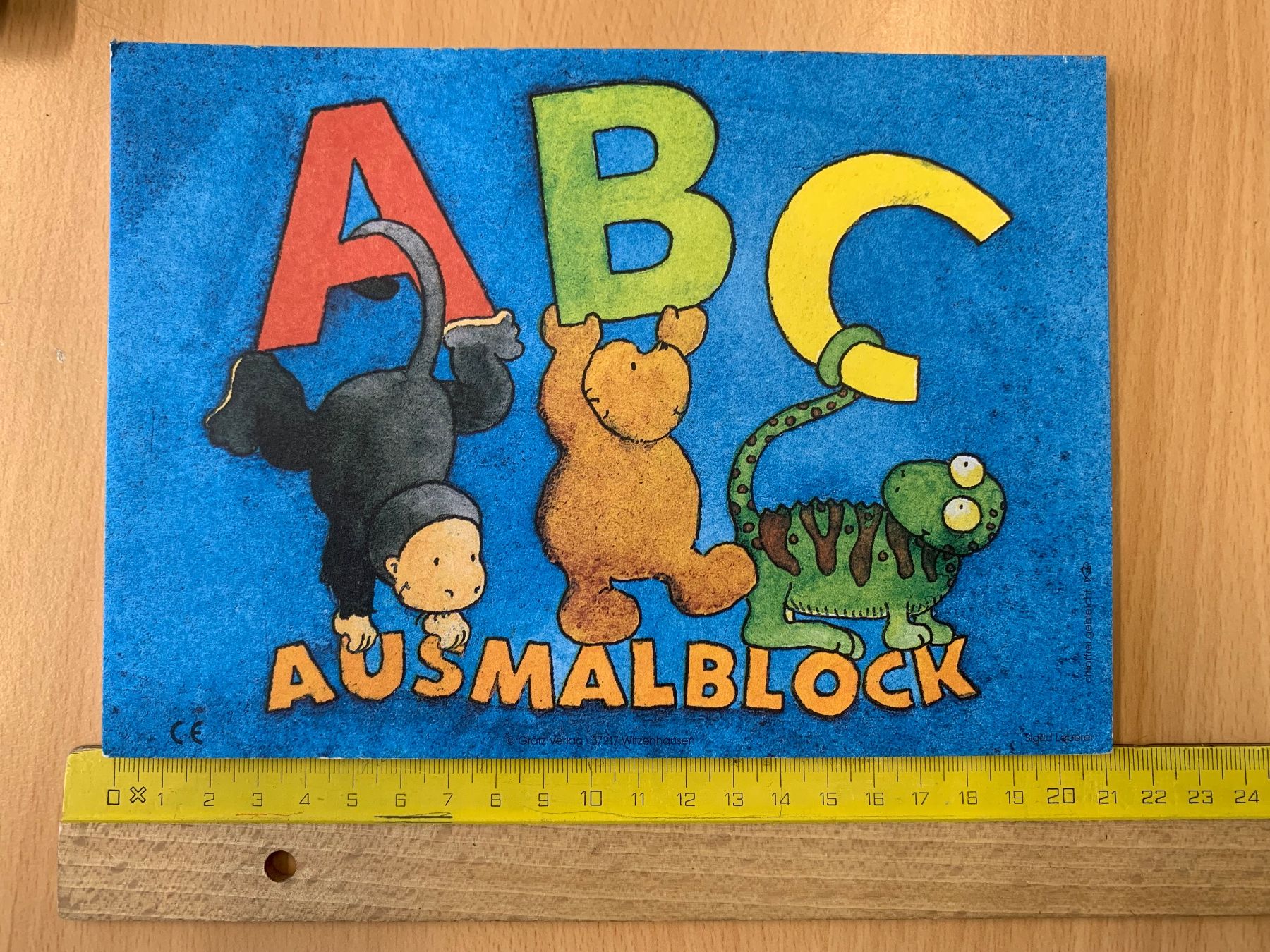 Blocchi: ABC Ausmalblock mit Tieren, Format A5 (neu) – Nuovo (secondo la descrizione) da Winterthur venduto da amapola 8