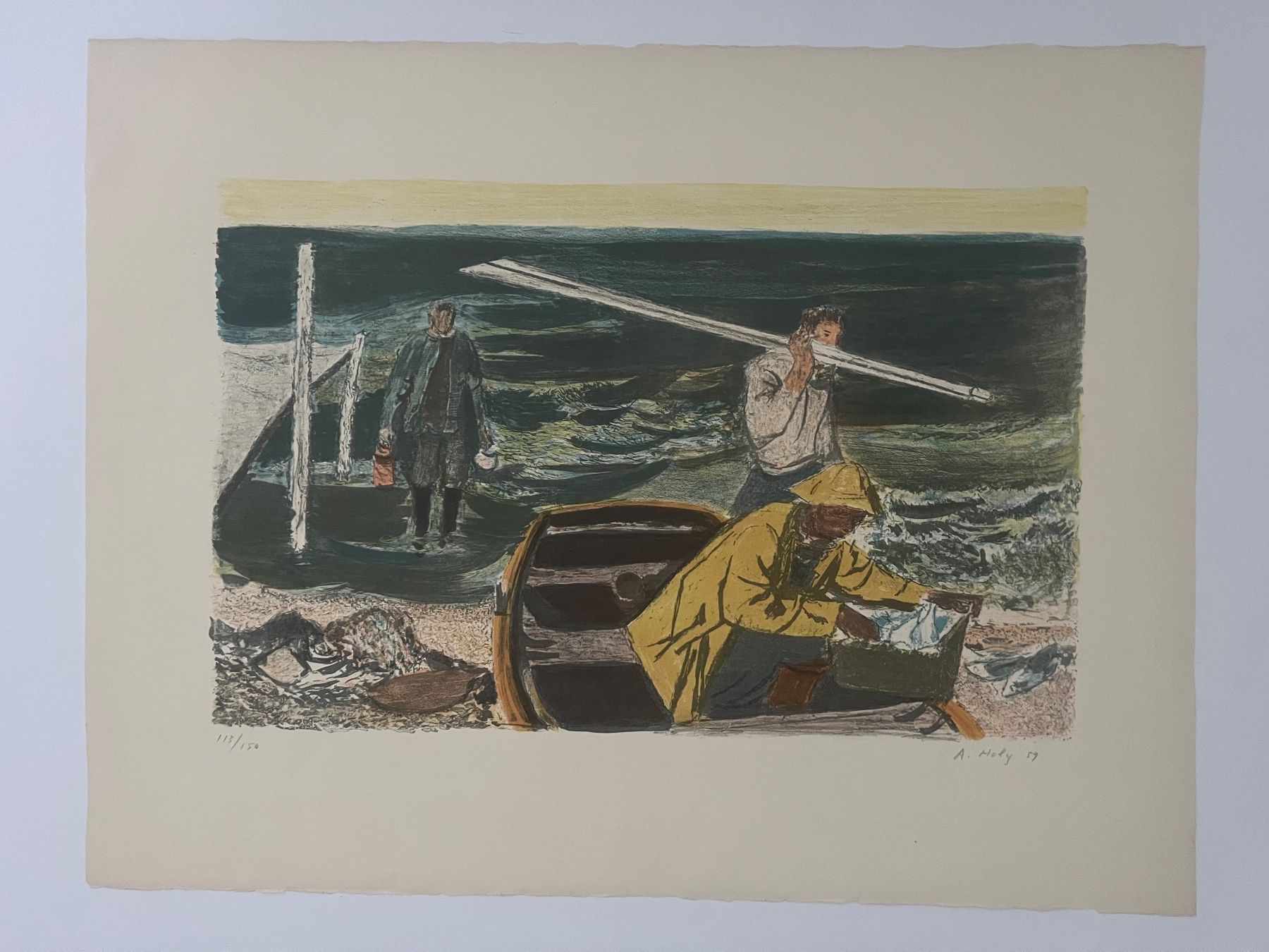 Grafiken & Lithographien: Adrien Holy, handsigniert und nummeriert – Gebraucht aus Rain von Pic-Ass 1