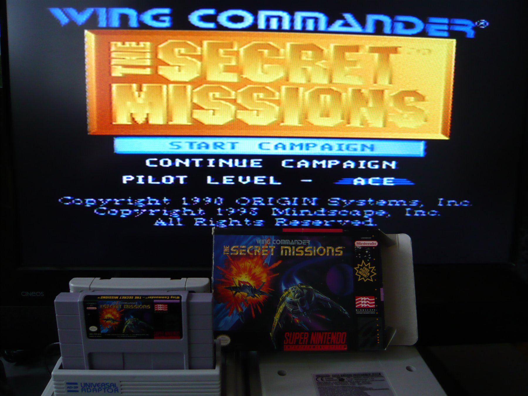 Nintendo Giochi: SNES:  Wing Commander, the Secret Mission – Usato da Onex venduto da Jaguar1986
