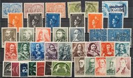 Lot BELGIQUE / LUXEMBOURG **/O cat. > 100 €