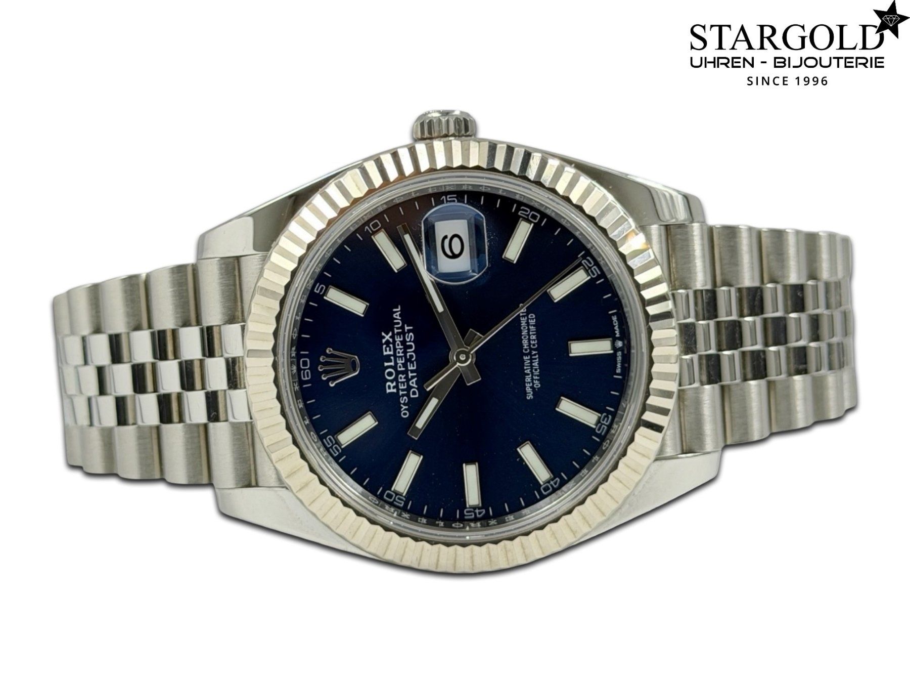 Rolex Uhren: Rolex Datejust 41 - 126334 - Blue Dial – Gebraucht aus Zürich von Stargold-Uhren 3