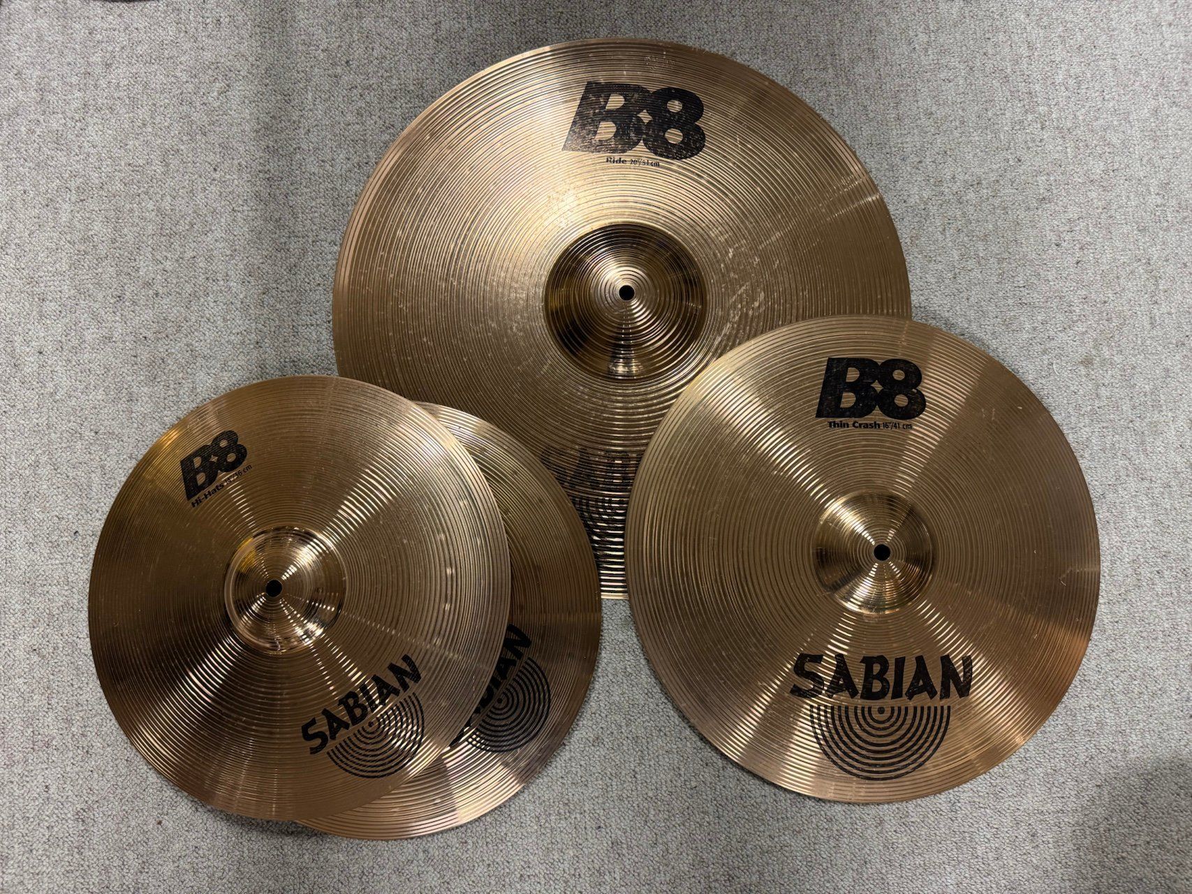 Sabian Strumenti musicali: Sabian B8 Becken-Set – Usato da Langnau am Albis venduto da mfurrer_79