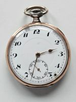 540 Eterna Taschenuhr Silber 0.800 Bicolor
