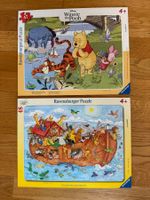 2 Ravensburger Kinderpuzzle – Winnie Pooh & Arche Noah – 47/